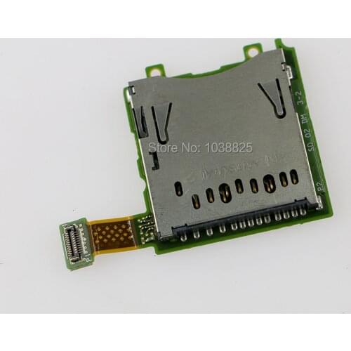 10pcs/lot original used SD Game Card Reader Slot Socket Replacement Repair Parts For Nintendo 3DS