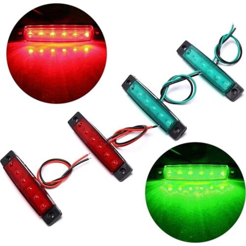 4Pcs DC12V Navigation Lights Waterproof Anti-Collision ABS Plastic Dustproof Exterior Parts Marine Boat Indicator Lamps