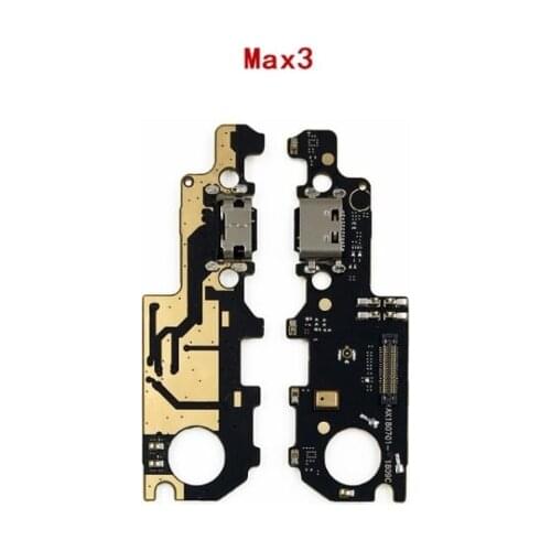 5PCS/Lot For Xiaomi Mi Max 3 Max3 USB Charge Board Jack Dock Socket Plug Charging Port Connector Flex Cable With Microphone