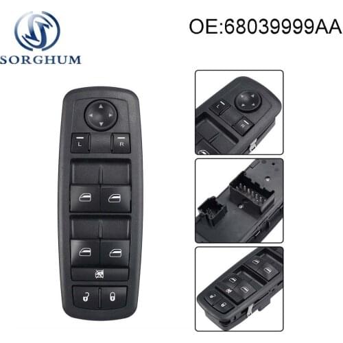68039999AA 68039999AC Power Window Switch Button For Dodge Grand Caravan 2008-2010 Journey 2009-2014