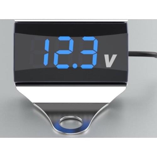 8V-150V LED Digital Display Voltmeter Car Motorcycle Voltage Volt Gauge Panel Meter With Bracket