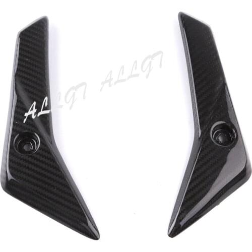 PrePreg Carbon FiberUpper Side Panels Modified Windshield Decoration For Yamaha Tmax 530 2012 2013 2014 2015