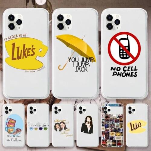 Gilmore Girls Phone Case Transparent for iPhone 11 12 Mini Pro MAX . If you choose other models, please leave message