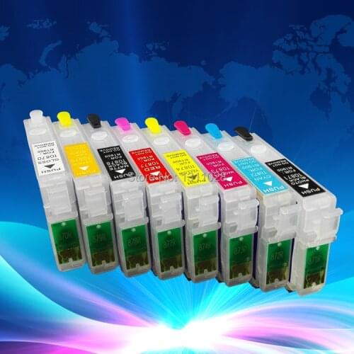 INK WAY R1900 EMPTY Refillable ink cartridge with ARC,2 SETS 1 LOT
