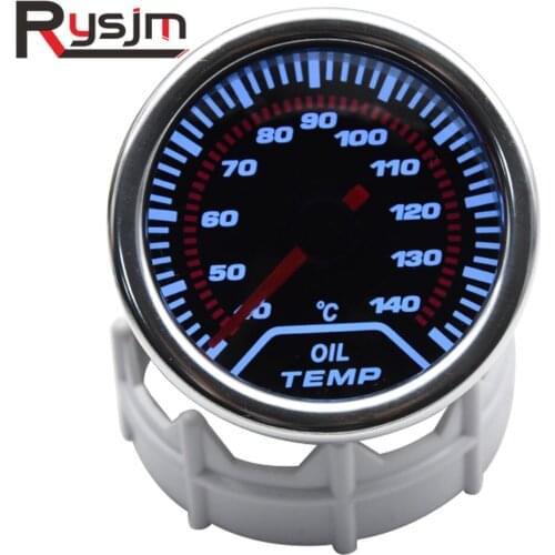 Oil temp gauge 40-150 Celsius degree 2inch 52mm Smoke lens Car pointer Oil Temperature meter car meter water level indicator