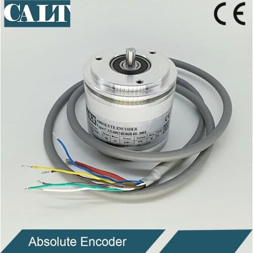 Cheap Multi turns CAX60S1206E10RMB 12 bit 64 turns resolution MODBUS RTU output signal optical absolute encoder
