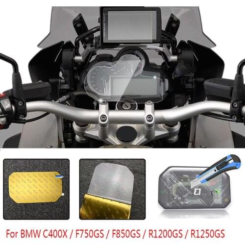 For BMW R1200GS C400X F750GS F850 R1250GS LC Adventure R1200 GS 2018 Motorcycle Cluster Scratch Protection Film Screen Protector