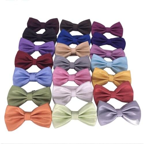 HUISHI Bow tie Men Bow tie Solid Fashion Bowties Black Bowtie Gold Bow Tie Red Green Pink Blue White Classic Bowties Men