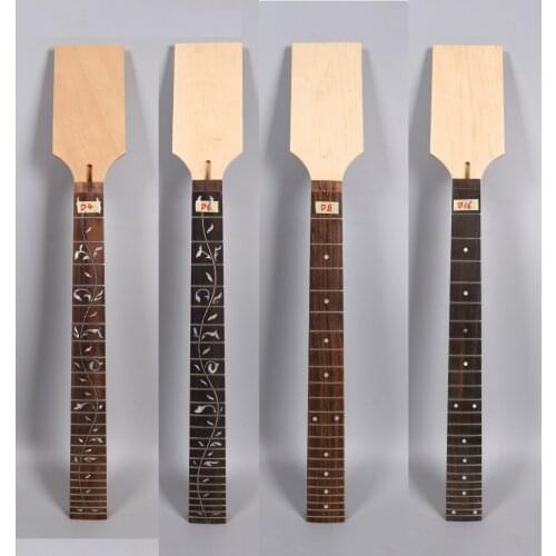 Yinfente Maple Guitar Neck 22/24 Fret 25.5 Inch Locking Nut Rosewood Fretboard For ST JK Electric Guitar replacement