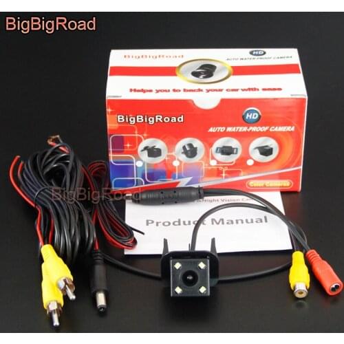 BigBigRoad Car Rear View Backup CCD Parking Camera For Toyota Vellfire Noah Alphard waterproof Night Vision