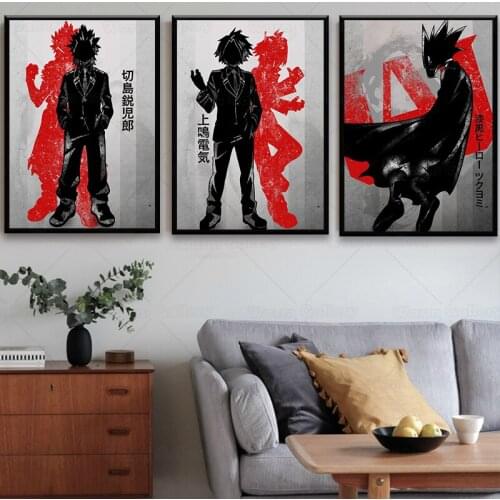 My Hero Academia Series Classic Anime Picture Nordic Painting Quality Canvas Living Kids Room Wall Art Home Decor Poster