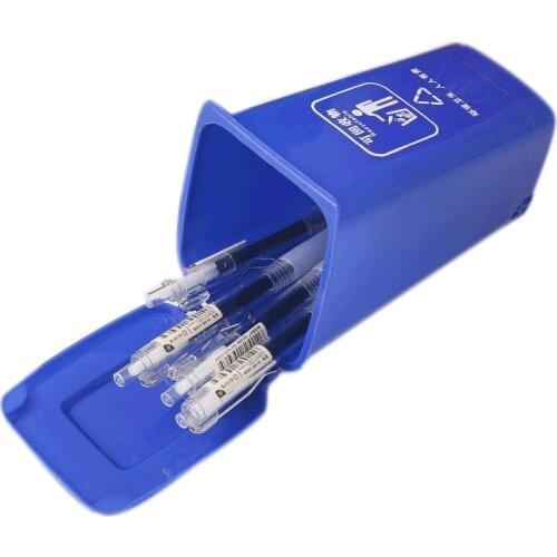 Creative Mini Waste Bins Pen Holders Multifunctional Desktop Pen Holder Storage Box Trash Can Pen Holder For Office Stationery