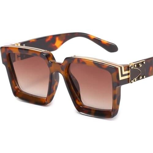 MAYTEN 2021 Fashion Big Frame Sunglasses Green Marble Print Street Shooting Catwalk Solid Eye Sun Glasses for Women Eyewear