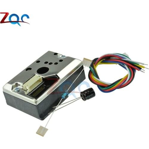 GP2Y1014AU0F Compact Optical Dust Sensor Compatible GP2Y1010AU0F GP2Y1010AUOF Smoke Particle Sensor With Cable