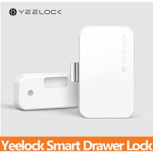 Original Youpin YEELOCK Smart Drawer Cabinet Lock Keyless Bluetooth APP Unlock Anti-Theft Child Safety File Security