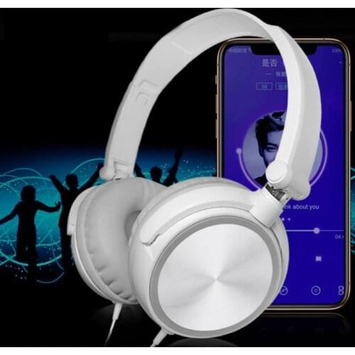 Wired Headphone Potable Gaming Headset With Microphone 3.5mm Soft Cover Pad For Mobile Phone Smartphone Laptop Headphones