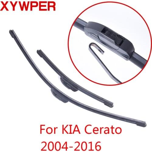 XYWPER Wiper Blades for Kia Cerato 2004 2005 2006 2007 2008 2009 2010 2011-2016 Car Accessories Soft Rubber Windshield wipers