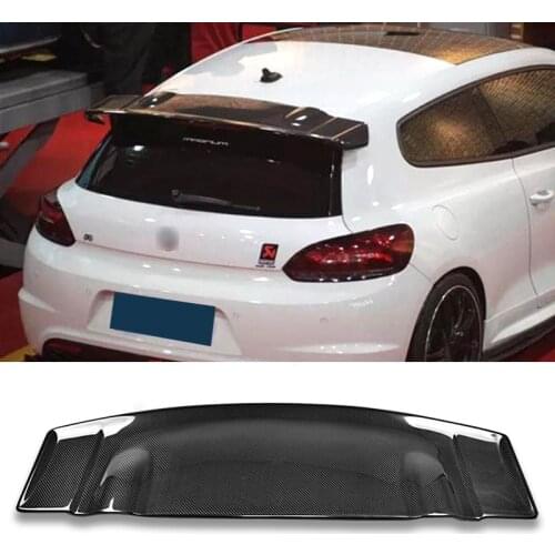 Carbon Fiber Roof Spoiler Votex Style FRP Rear Trunk Wing Accessories For Volkswage VW Scirocco 2009-2014 2015-2016