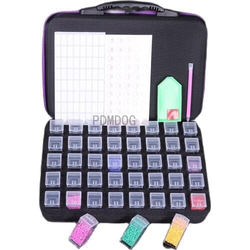 ARMYQZ New 132 Bottles beads container Diamond Painting Tools Storage Bag Carry Case Daimond Painting Accessories Handbag