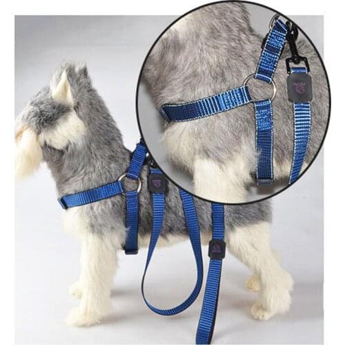 Lets Pet Nylon Dog Reflective Harness High Quality Durable Waterproof Adjustable Pets Vest Harness for Medium & Large Dog