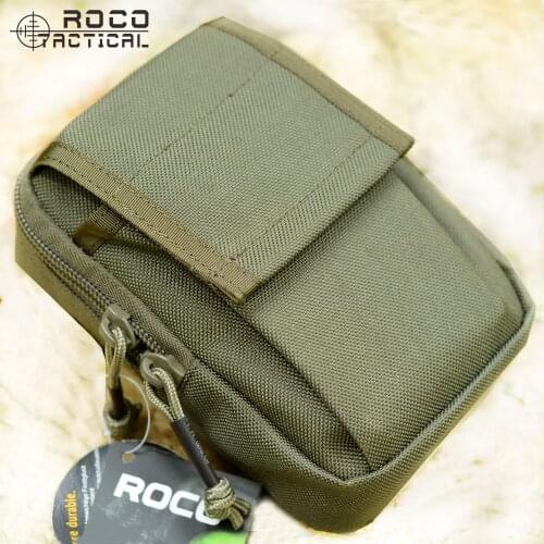 ROCOTACTICAL Tactical Phone Pouch, Molle Tactical Waist Utility Bag