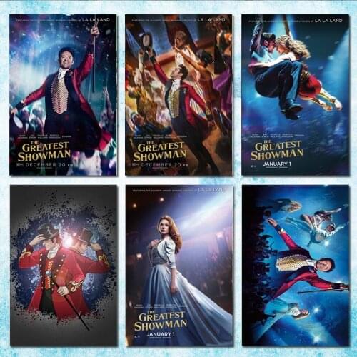The Greatest Showman Zac Efron Hugh Jackman Michelle Williams Movie Silk Canvas Poster Print 13x20 24x36 Inch For Room Decor-002