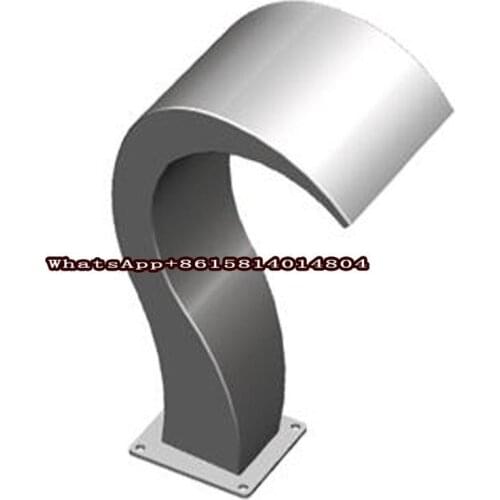 Stainless steel mirror garden waterfall fountains garden decoration water feature pool waterfall curtains