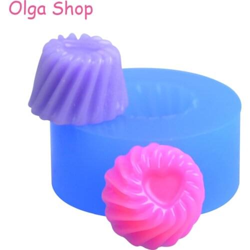 GYL011 15.8mm Jelly Silicone Mold Charm Resin Jewelry Making Pendant Sugarcraft Miniaturesweet Candy Chocolate Fondant