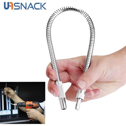 1/4'' Hex Flexible Shaft Extension Drill Hex Flexible Shaft Impact Driver Ratchet Screwdriver Bits Extend Rod 150mm-400mm