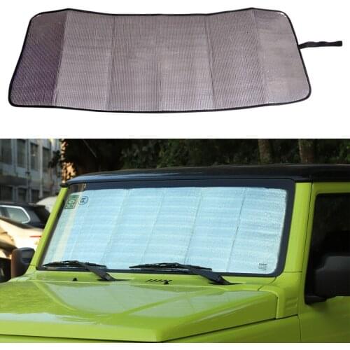 118x44 cm Car Front Windshield Sunshade Sun Visor Block UV Protector Fit for Suzuki Jimny 2019 2020