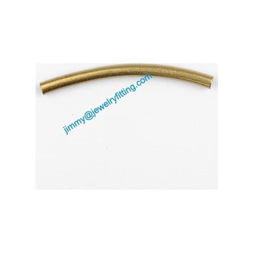 2013 Jewelry findings Bent Tubing tube spacer for jewelry making bracelet necklace 2*26mm