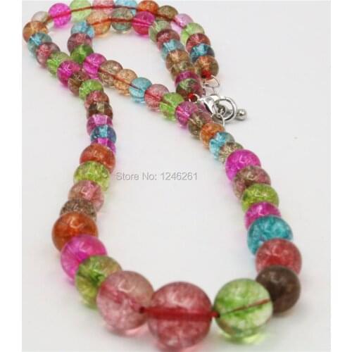 6-14mm Brazinan chrysolite Accessories Necklace Earbob Earrings Sets Jewelry Sets Beads Jewelry Making Girls Christmas Gifts