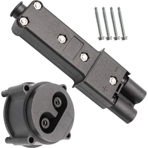 48V MAC DC Battery Charger Plug Kit JR1-H235A-00+JR1-H6181-02-00 Powerwise Receptacle For Yamaha Electric G19/G22