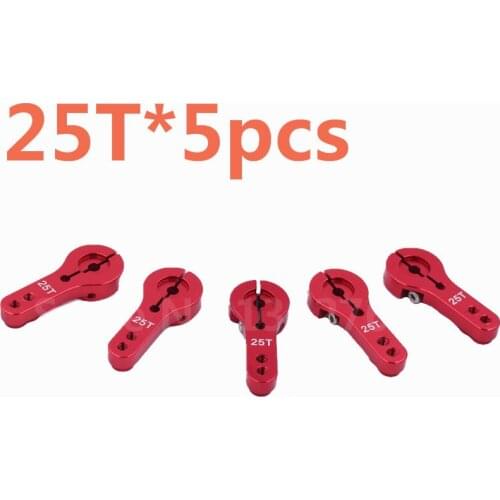 5pcs/lot CNC Aluminum Servo Arm horn 25T AL Alloy For RC Car Robot Boat Airplane Torque Metal Pro EMAX Servo
