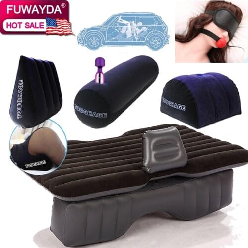 Free Shipping!! Car Back Seat Cover Car Air Mattress Outdoor Travel Bed Inflatable Mattress Air Bed Inflatable Car Sleep Bed