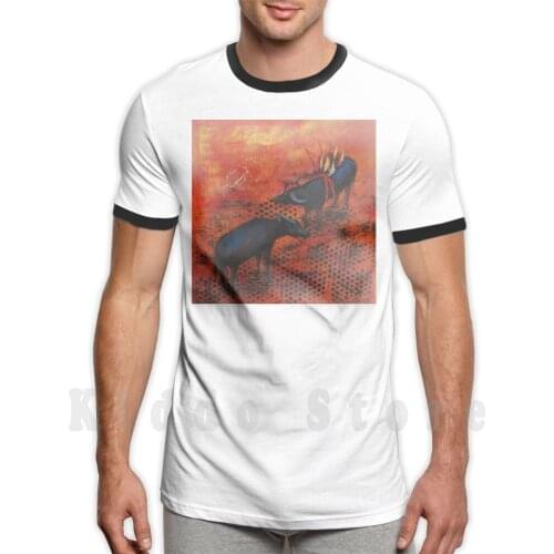 Today I Say - No T Shirt Men Cotton Cotton S - 6Xl Bull Music Orange Red Pattern Two Music Sheet Two Bulls Bullfight Arrows
