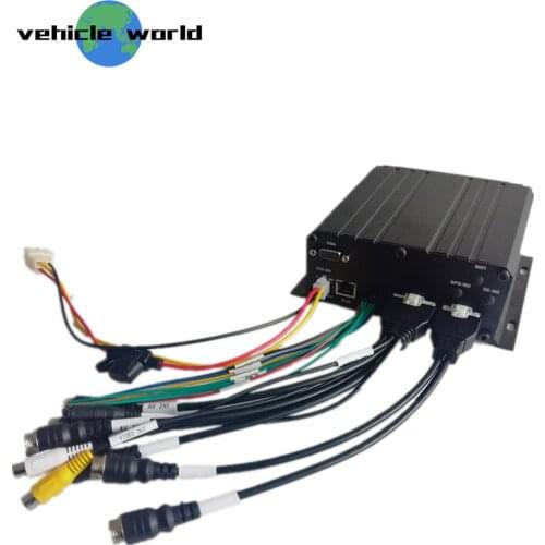 H.264 6Channels Taxi Trailer Truck School Bus 2.0MP AHD 1080P HDD SD Card Mobile DVR
