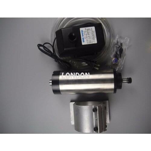 CNC spindle kit ER11 1.5KW water cooling spindle + water pump+water pipe+spindle support