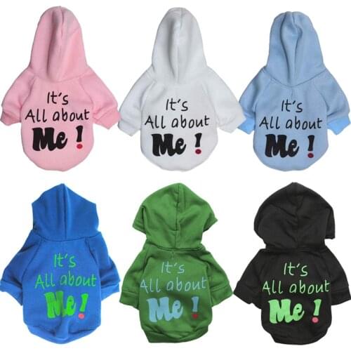 Fashion Letter Printed Pet Dog Clothes for Small Dogs Winter Warm Puppy Cat Coat Jacket Chihuahua Pug Hoodies Pets Dog Clothing