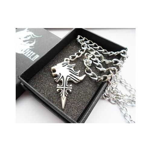 Wholesale/Retail 2015Free Shipping FINAL FANTASY SLEEPING LION Heart SQUALL GRIEVER PENDANT NECKLACE NEW