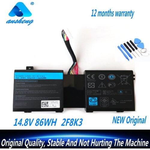 Genuine 02F8K3 Laptop Battery For Dell Alienware 17 17X 18 18X M18X M17X ALW18D-1788 0KJ2PX KJ2PX G33TT 14.8V 86Wh