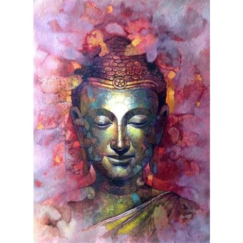 Full square / round diy 5d diamond painting cross stitch Buddha picture crystal mosaic 3D diamond embroidery rhinestone