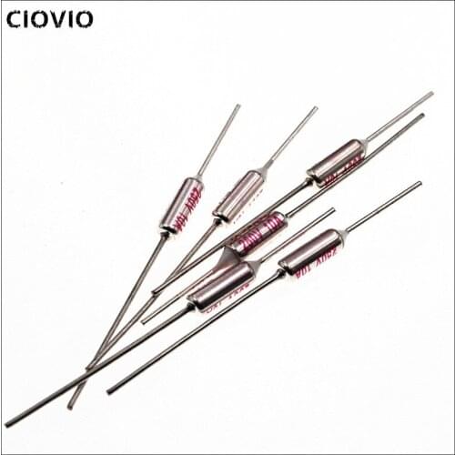 50PCS RY TF 10A 250V Thermal Fuse Electrical Temperature 80℃ 100℃ 240℃ 216℃ 192℃ 172℃ 167℃ Celsius Degree Fuse Thermal Cutoff