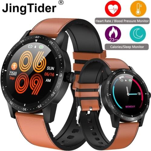 T5 Smart Watch 1.22" HD IPS Round Screen Heart Rate Blood Pressure Monitor Smartwatch Sport Wristbands Fitness Tracker Calories