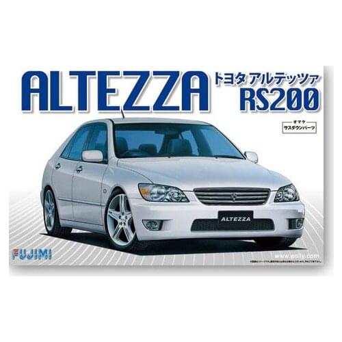 1/24 Fujimi Plastic Assembled Car Model Toy Toyota Altezza RS200 Static Model DIY Assembled Model Kit #03955