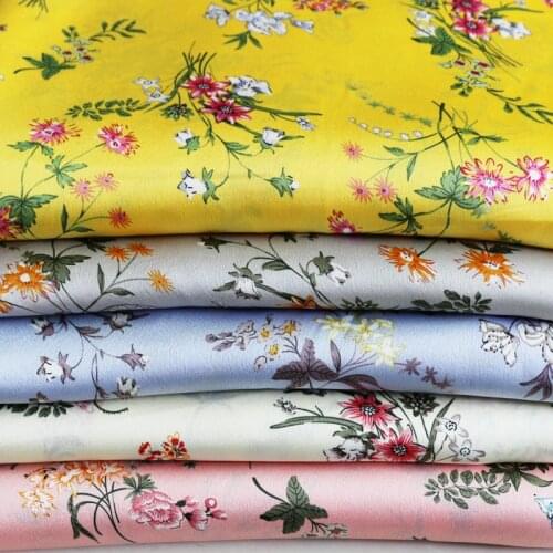 100cm*148cm Elegant sateen wedding fabric super soft polyester bridal dress material