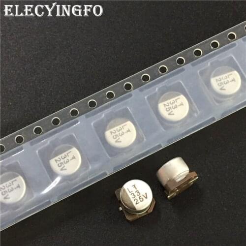 20pcs 3.3uF 35V NICHICON WX series 3x5.4mm 35V3.3uF Chip type SMD Aluminum Electrolytic Capacitor
