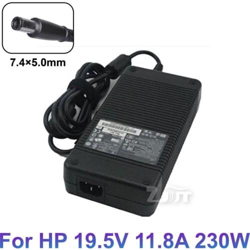 19.5V 11.8A 230W 7.4*5.0mm AC Laptop Power Adapter ChargerFor HP Omni 27 EliteBook 8740W 8760W 8770W Zbook 17 15 G2 HSTNN-DA12