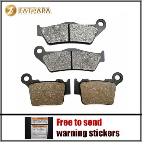 Motorcycle Accessories F + R Brake Pads Set Fit For KTM 250 SX SX250 2009 2010 2011 2012 2013 2003-2014