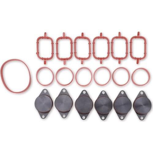 YOMI 6X33mm 6X22mm Auto Replacement Parts for BMW M57 Swirl Blanks Flaps thermal resistance mechanical Kit Intake Gaskets